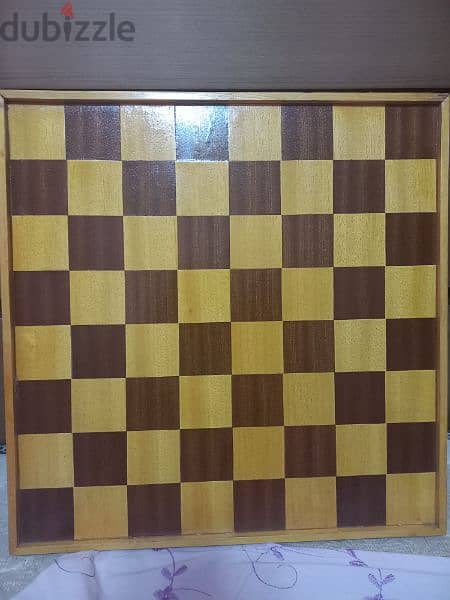 رقعة شطرنج خشب 0