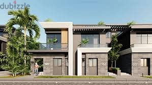 Apartment for sale in landscape view with a down payment starting from 10%, delivery  4 years, semi-finished 2