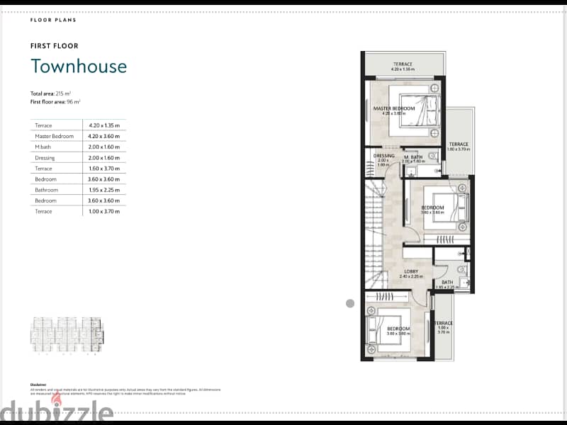 Town House 215m for sale in Hyde Park-October City 9