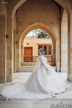 فستان زفاف اتلبس مره واحده