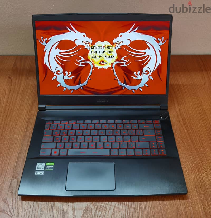 msi i7-10750H GTX 1650 Gaming Laptop جيل عاشر 3