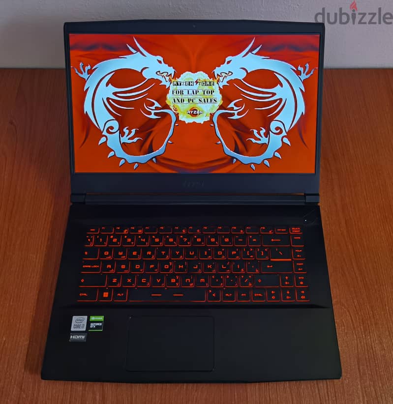 msi i7-10750H GTX 1650 Gaming Laptop جيل عاشر 4