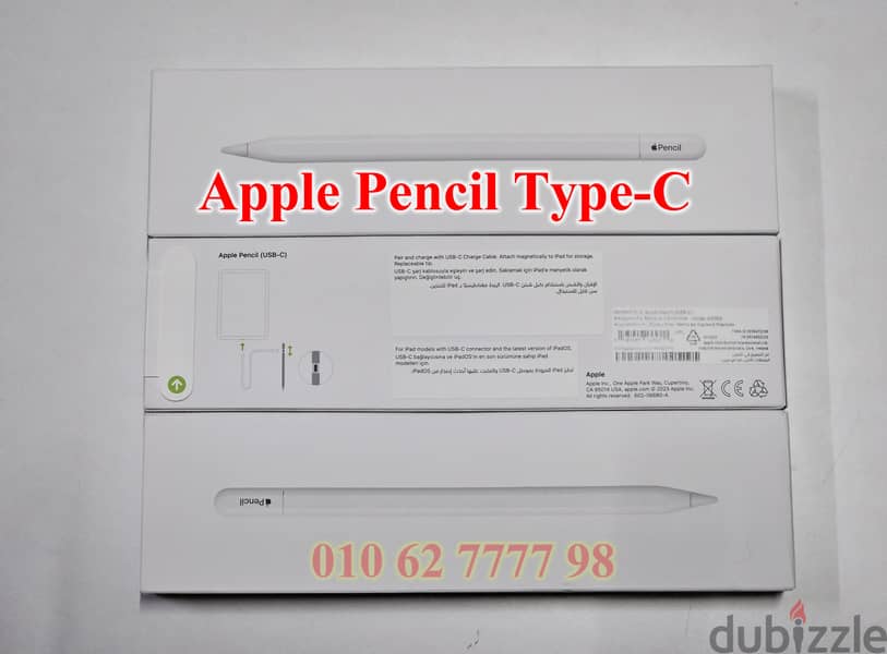 Apple Pencil Type-C قلم ابل تايب سي جديد متبرشم ضمان الوكيل 0
