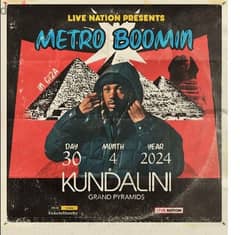 Metro Boomin Concert Ticket