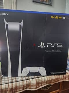 New Playstation 5 digital with box 0