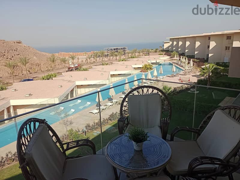 Furnished hotel studio for sale in Ain Sokhna (minimum down payment + interest-free installments) 5