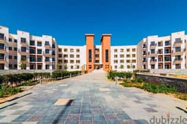 Apartment for sale,Ready to move  with installments up to 5 years, double view in Nyoum October Compound 0