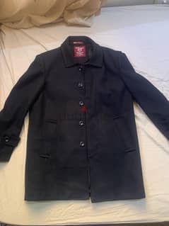 Black M. silvanni coat never used Medium size