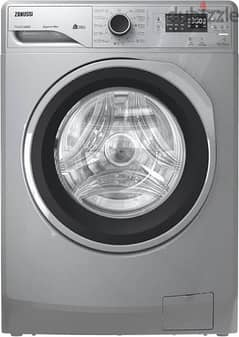 Zanussi Perlamax Washing Machine, 6 KG, 1200 Spin, Silver