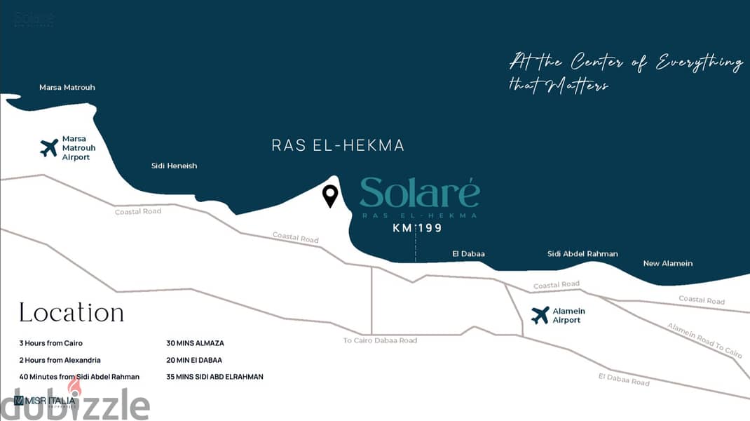 one story Villa standalone sea view in solare north coast , ras elhekma 279m² 5%DP  installment to 8 years fully finished 12