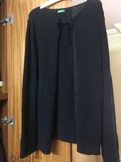 2 original black cardigan for 70 kg