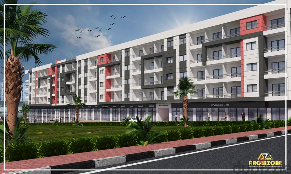 Lovers of excellence and sophistication, live and invest with us in Three Pyramids 3