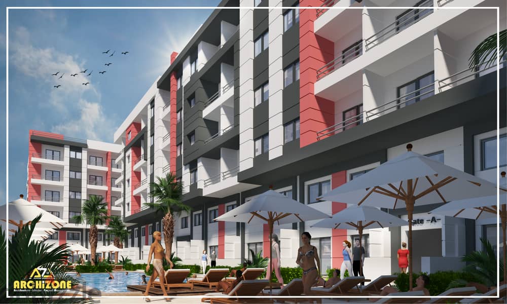 Lovers of excellence and sophistication, live and invest with us in Three Pyramids 4