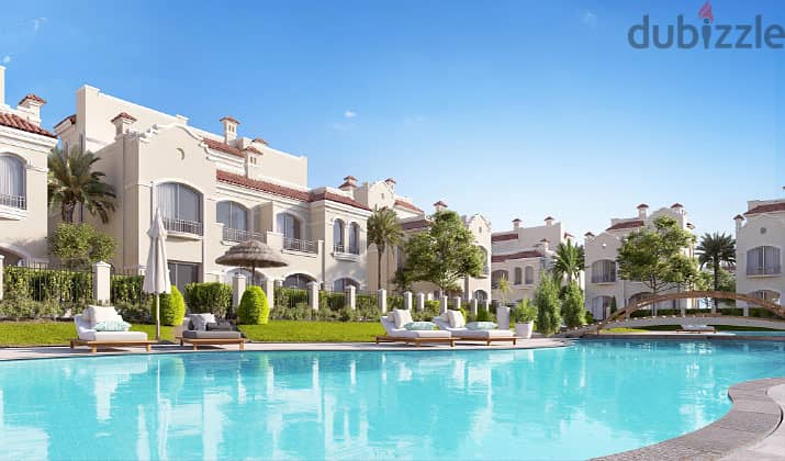 230m villa with sea view in the best location in La Vista City 8