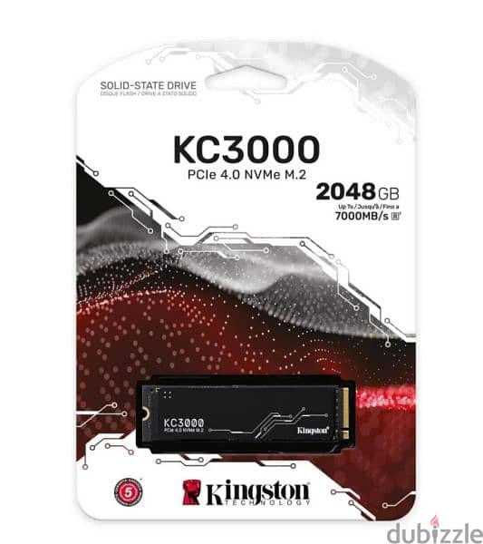 Kingstone KC3000 PCIe 4.0 NVMe M. 2 SSD 2T. B 4
