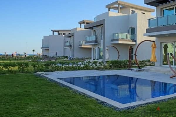 Fully finished villa with air conditioners for sale in Azha,  it is the most private and prestigious in Ain Sokhn A special view on the Lagoon 0