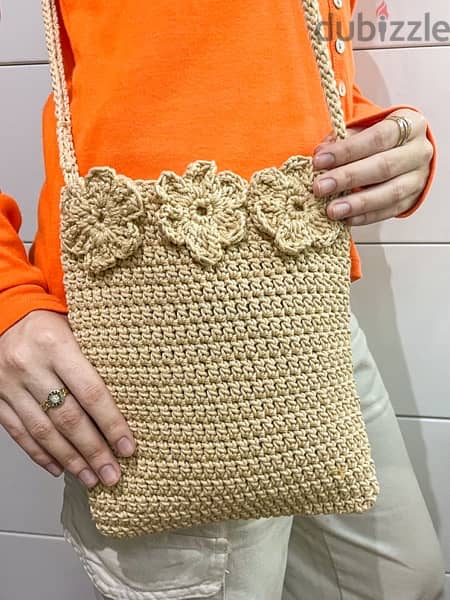 Crochet Tote Bag | شنطة كروشيه 1