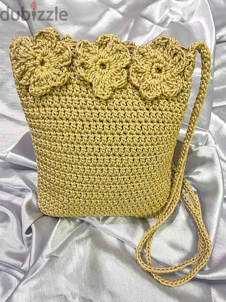 Crochet Tote Bag | شنطة كروشيه 6