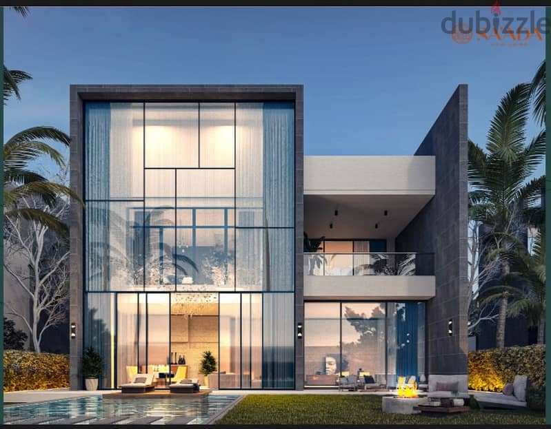 Villa 350m for sale on suez road , compound saada new cairo 2