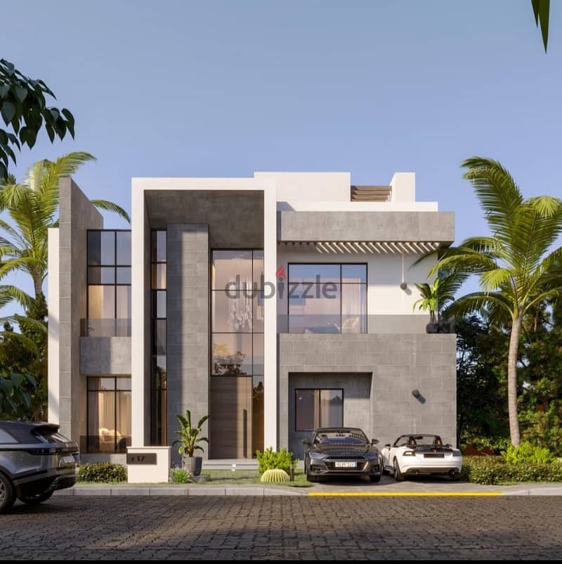 Villa 350m for sale on suez road , compound saada new cairo 6