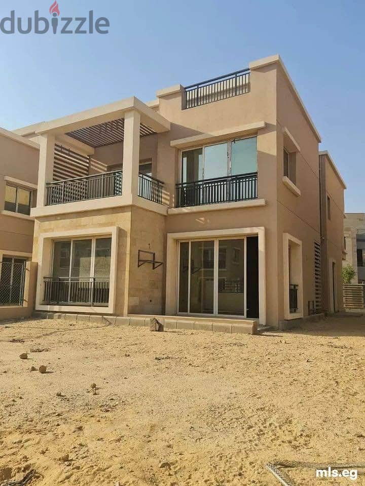 A snapshot villa for sale at the price of a condominium in Taj City with two facades on the Suez and the Ring Road 0