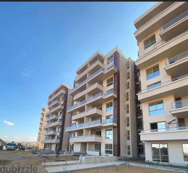 Apartment 165 sqm to be received for sale with a distinctive view on the landscape in Dejoya Compound Sheikh Zayed 2