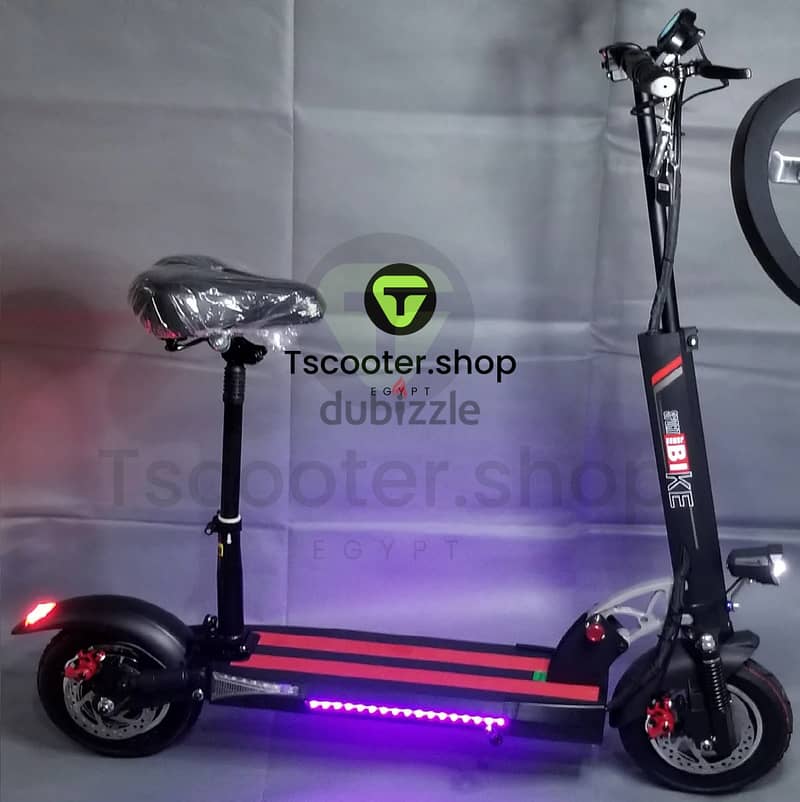 سكوتر كهربائي مع كرسي - Electric Scooter with Seat 0