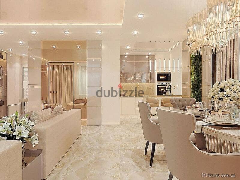 Fully finished apartment for sale in Rosail City Compound, Mostakbal City 3