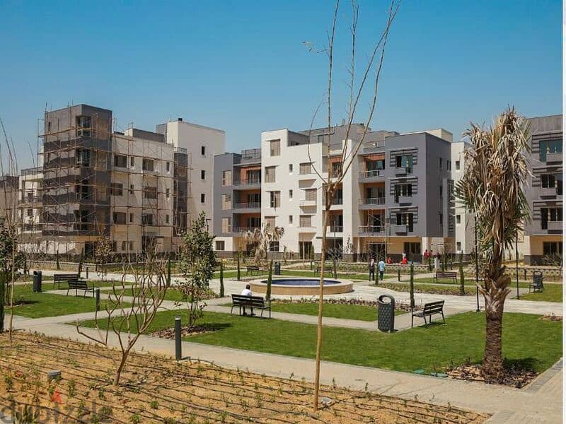 Apartment with garden, delivery within one year from centers in District 5 Compound, Fifth Settlement 4