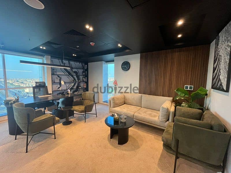 Fully furnished Office for sale 230 Meter - North 90th / مقر إداري للبيع مفروش بالكامل التسعين الشمالي 3