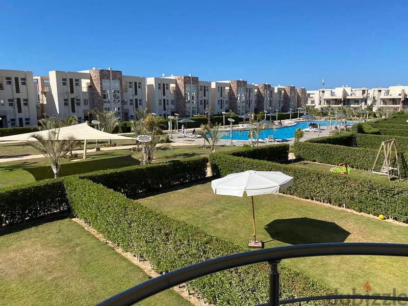 Twin house 210m for sale in Marseilia beach 4 North Coast finished & furnished with AC's توين هاوس للبيع في مارسيليا بيتش 4 0