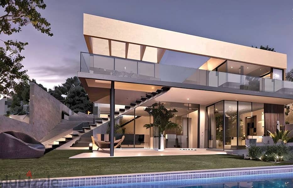 Independent villa for sale 330 sqm The Crest Compound New Cairo Alcazar Real Estate Company 3