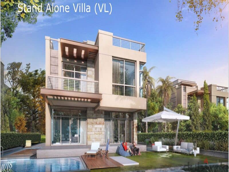 villa for sale first row on sea very prime location in marina 8 near to marina alalamai north coast 1