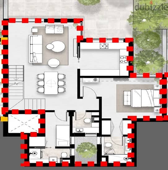 For sale in Solana New Zayed, a 3-bedroom loft  apartment of 193 square meters in a prime location with a hotel design 4