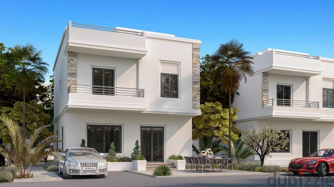 An independent villa with a 15% down payment and comfortable installments over 6 years, a prime location in Sheikh Zayed 3