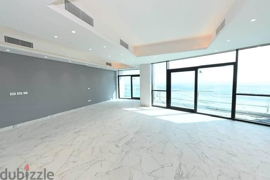 4-room duplex for sale on the North Coast by the sea in Al-Alamin Towers 3
