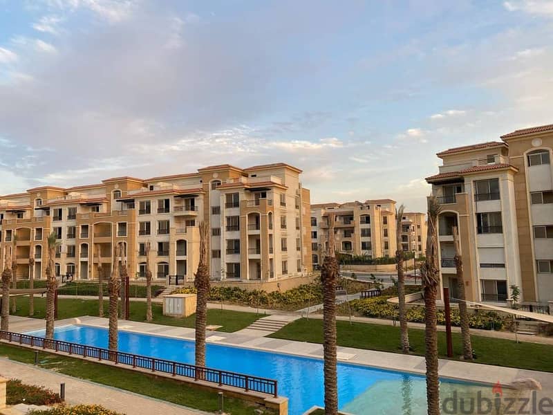 174 sqm ground floor apartment with garden for sale in the heart of Fifth Settlement, Stone Park 7
