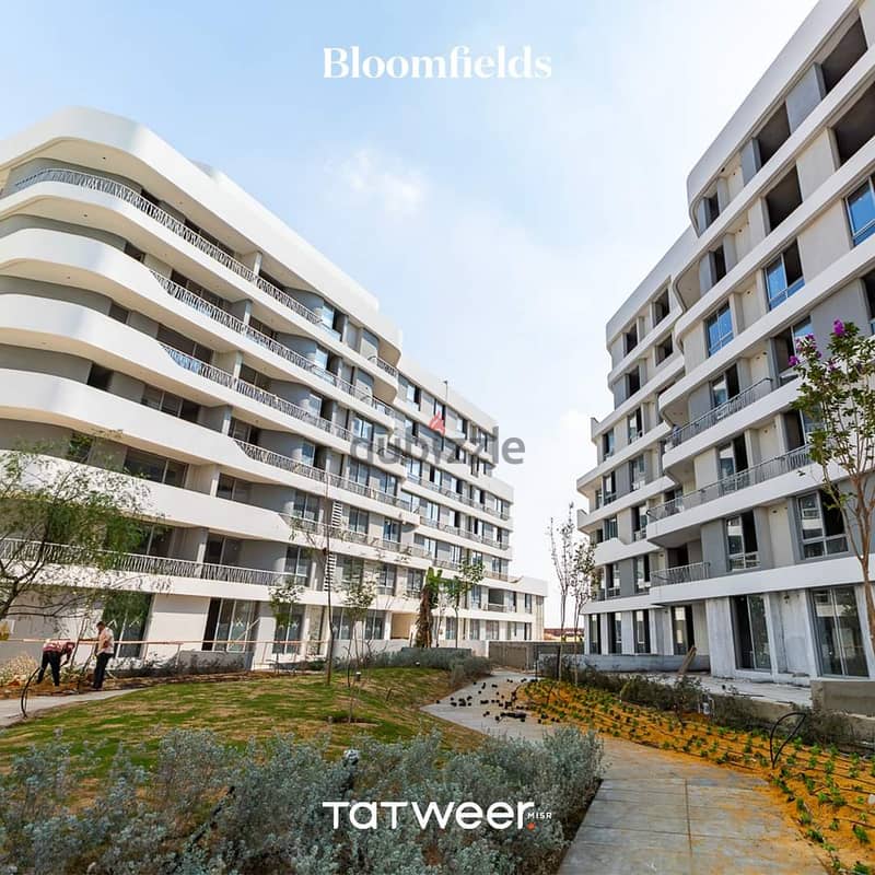 In the most exclusive places, own an apartment in comfortable installments in Bloomfields New Cairo Compound 5