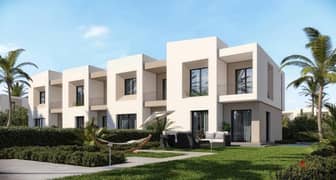 The best prime location in Taj City, 158 sqm townhouse corner villa for sale, with a 10% down payment over 6 months. Book now to benefit from the laun 0