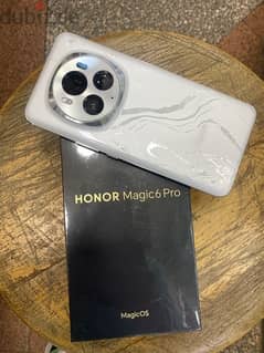Honor Magic 6 Pro 5G dual sim 512/16G White  جديد فتحت علبة 0