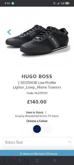Original hugo boss final peice