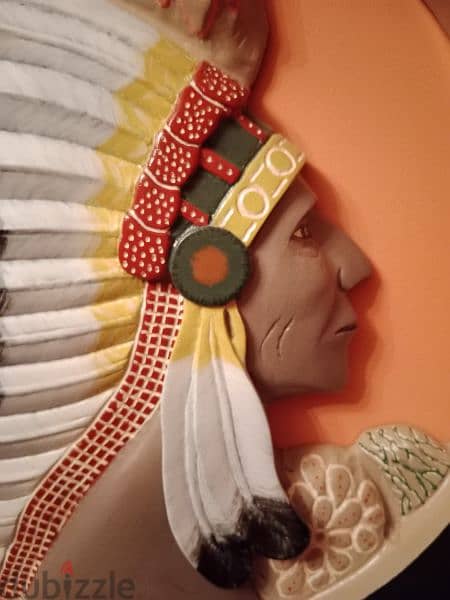 red Indian wood carving 2