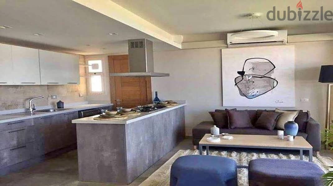The nearest receipt is in Ain Sokhna, with a distinctive sea view, chalet 73 m in comfortable installments 2