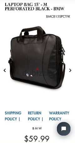 BMW laptop bag & BMW bag