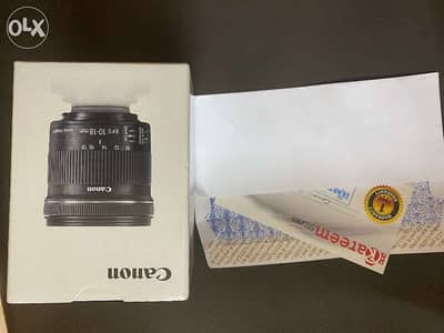 New Lens 10-18mm with kareem stores warranty عدسة جديدة بالضمان