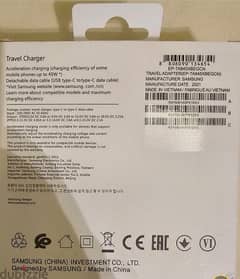 Samsung super fast charging  45W High Copy with cable
