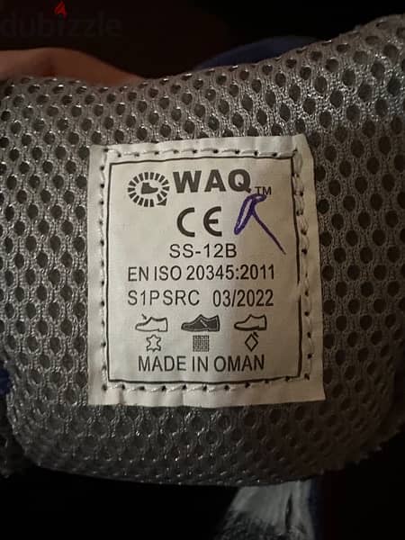 WAQ Safety Shoes for sale للبيع سيفتى 4
