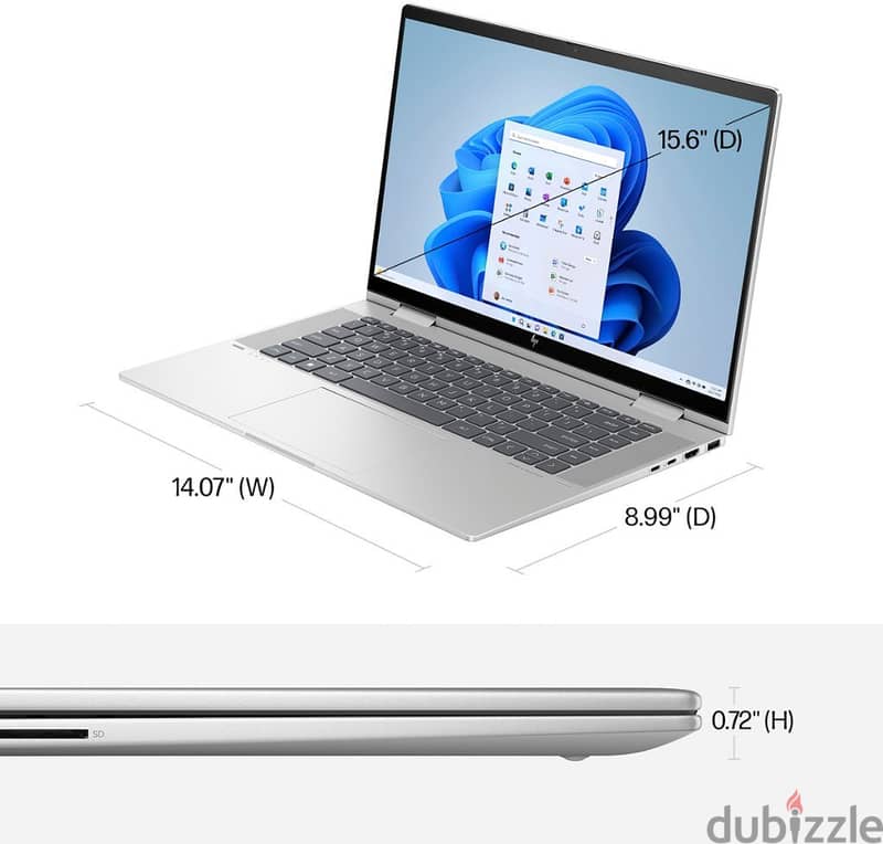 HP Envy 2-in-1 15.6" FHD Touch-Screen Laptop i7 1355U Evo 15-fe0053dx 8