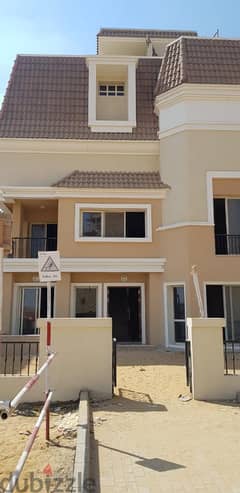 S Villa  for sale in Sarai Compoun next to Madienty, 239 sqm (4 beds),cash discount 42% landscape view /10% down payment and installments over 8 years