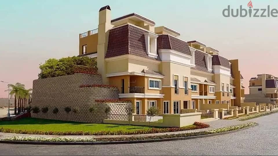 S Villa  for sale in Sarai Compoun next to Madienty, 239 sqm (4 beds),cash discount 42% landscape view /10% down payment and installments over 8 years 3